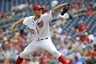 Washington, DC, USA; Washington Nationals starting pitcher Stephen Strasburg (37) throws in the second inning against the San Diego Padres at Nationals Park. Mandatory Credit: Brad Mills-US PRESSWIRE